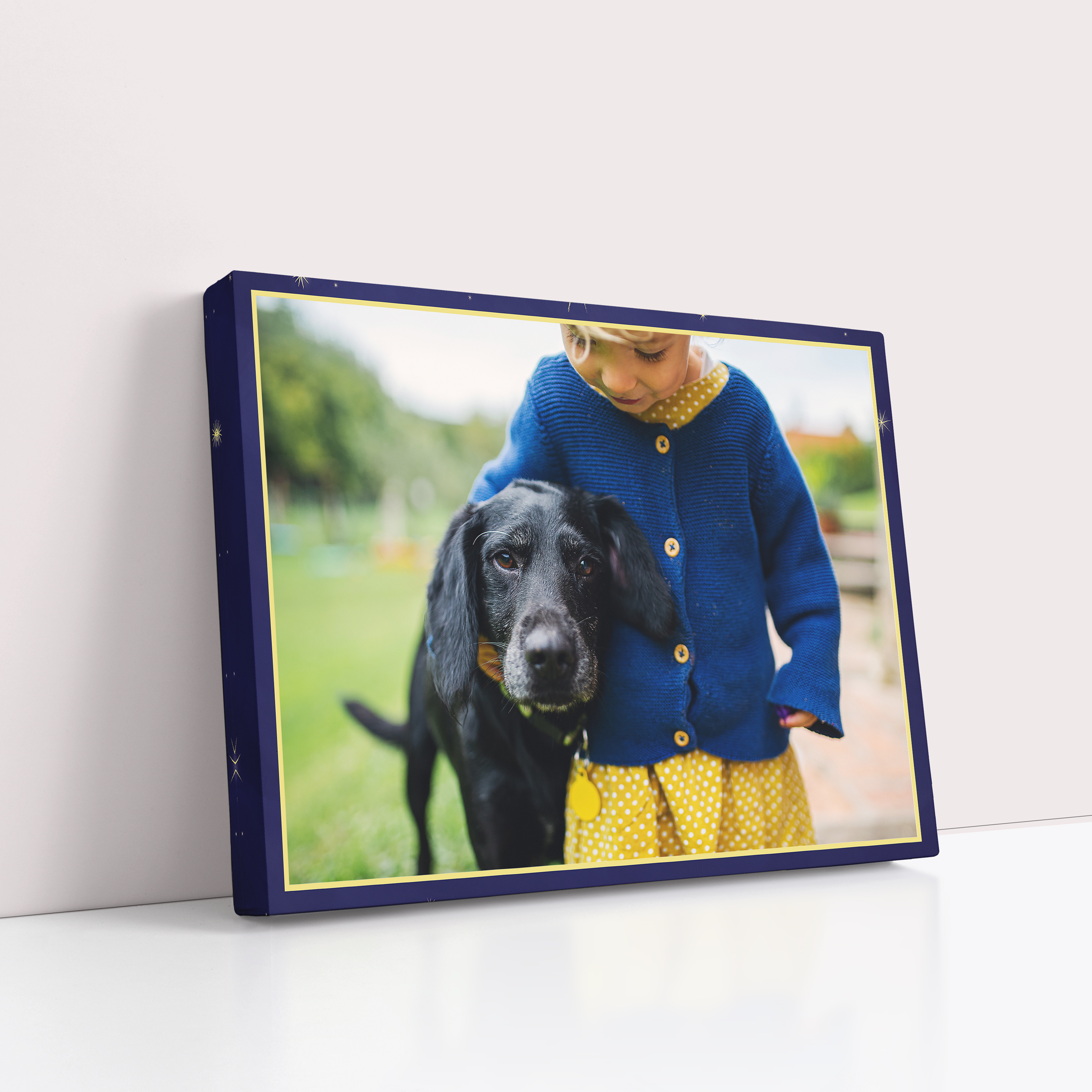 Night Wonder Personalised Stretch Canvas Print - Craft a bespoke treasure to immortalize your memories