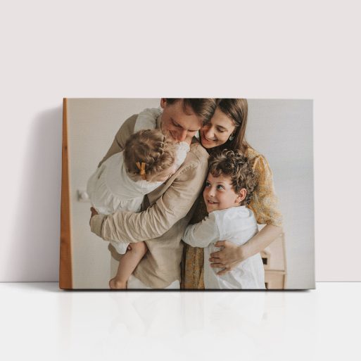 Simple Landscape Personalised Stretch Canvas Print - Elevate your space with a uniquely showcased favorite photo