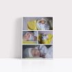 Blossoming Memories Stretch Canvas Print - Immortalize Moments with Up to 4 Photos