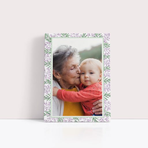 Floral Memories Personalised Stretch Canvas Print – Immerse Yourself in Allure