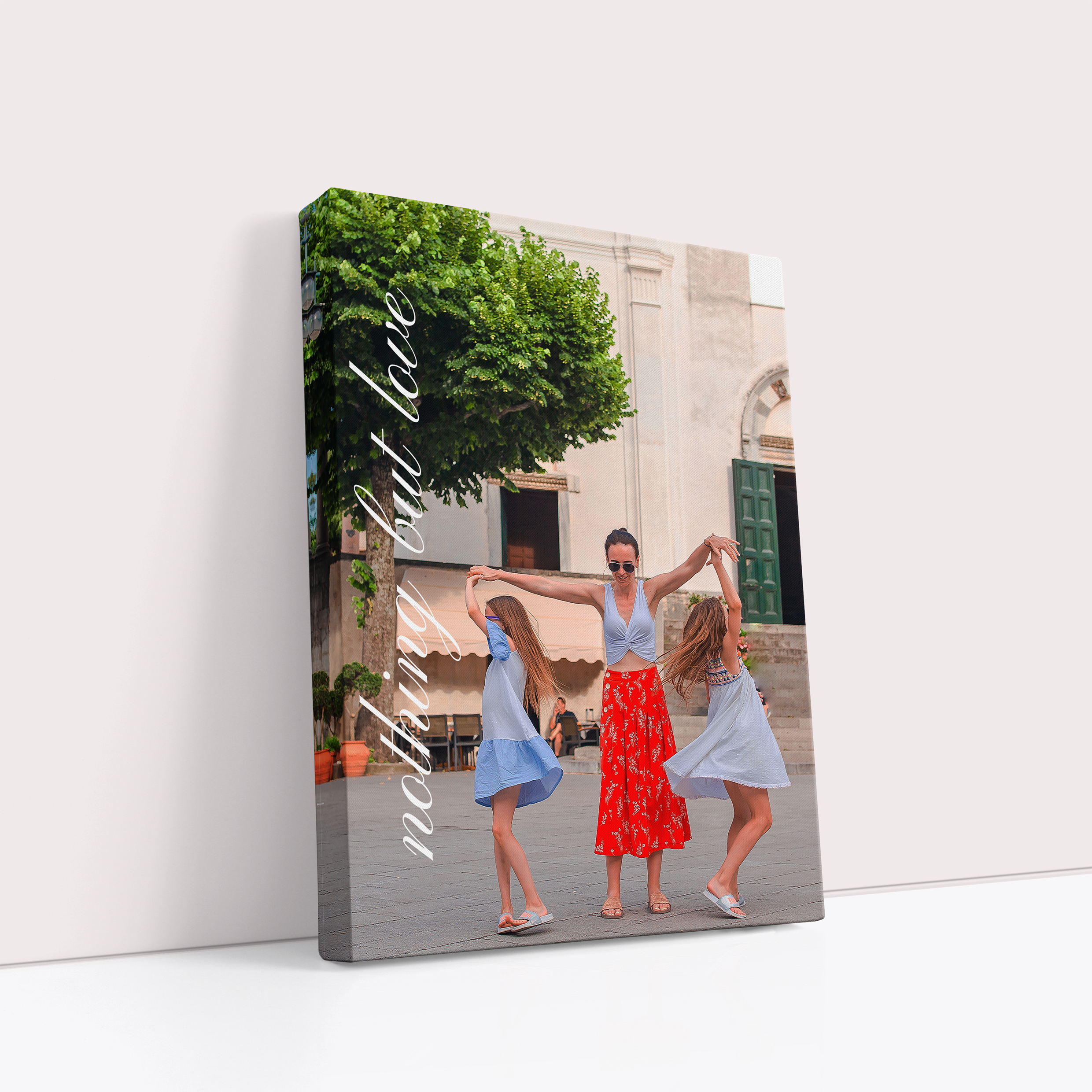 Photo of a canvas print called 'Nurturing Moments'. It is 40cm x 30cm in size, in a Portrait orientation. It has space for 1 photos.
