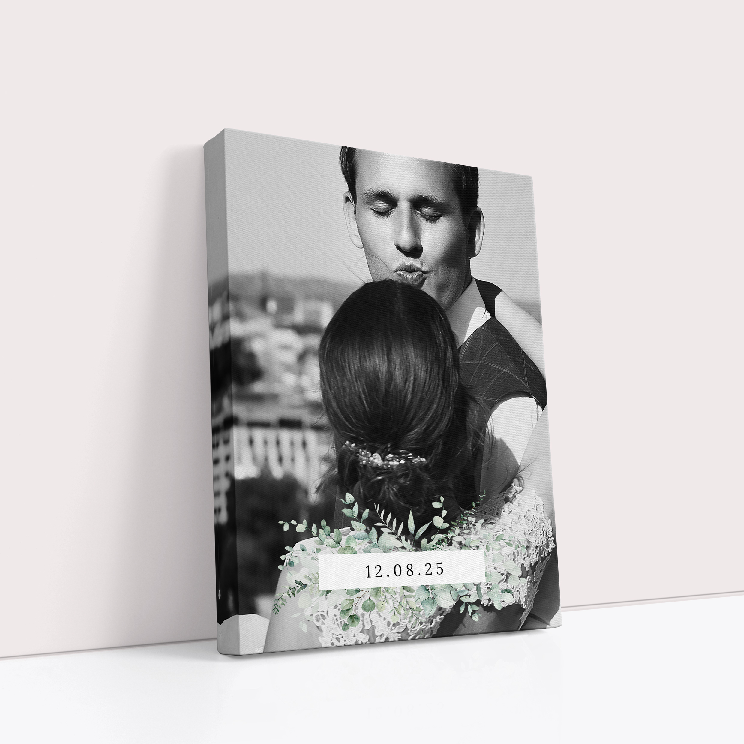 Photo of a canvas print called 'Sealed with Love'. It is 40cm x 30cm in size, in a Portrait orientation. It has space for 1 photos.