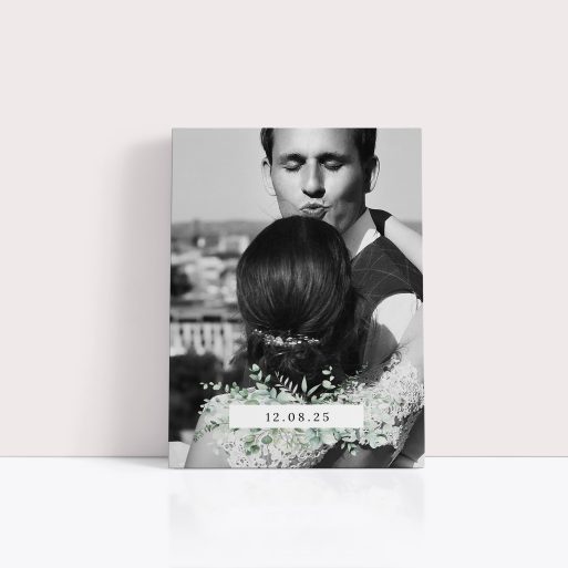 Photo of a canvas print called 'Sealed with Love'. It is 40cm x 30cm in size, in a Portrait orientation. It has space for 1 photos.
