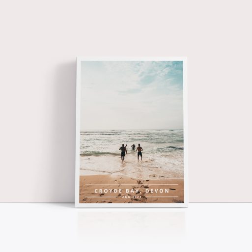 Photo of a canvas print called 'There and then'. It is 40cm x 30cm in size, in a Portrait orientation. It has space for 1 photos.