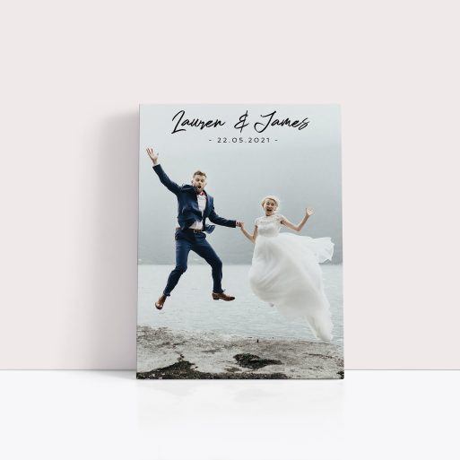 Eternal Matrimony Personalised Stretch Canvas Print – Embrace Everlasting Love