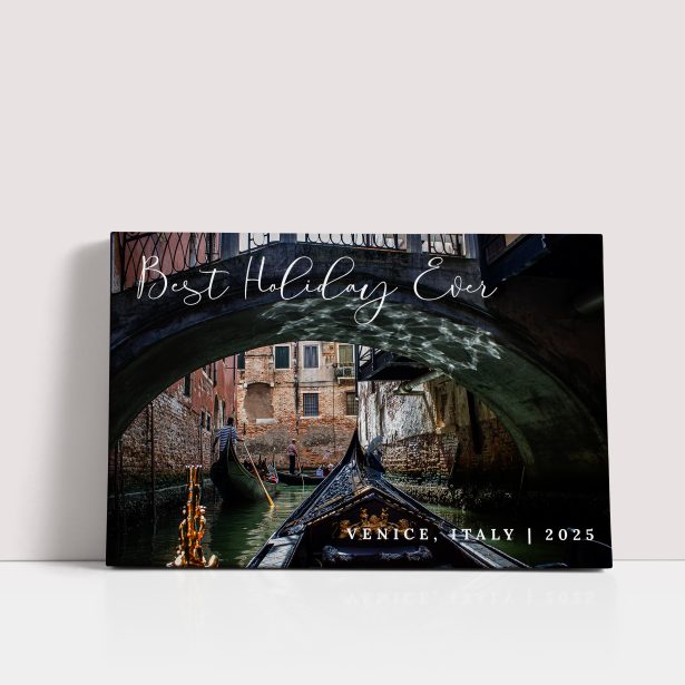 Photo of a canvas print called 'Great Holiday'. It is 60cm x 40cm in size, in a Landscape orientation. It has space for 1 photos.