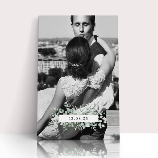 Photo of a canvas print called 'Sealed with Love'. It is 60cm x 40cm in size, in a Portrait orientation. It has space for 1 photos.