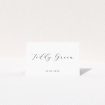 Champagne Fountain place cards table template - central illustration of cascading champagne fountain on pure white backdrop. This is a view of the front