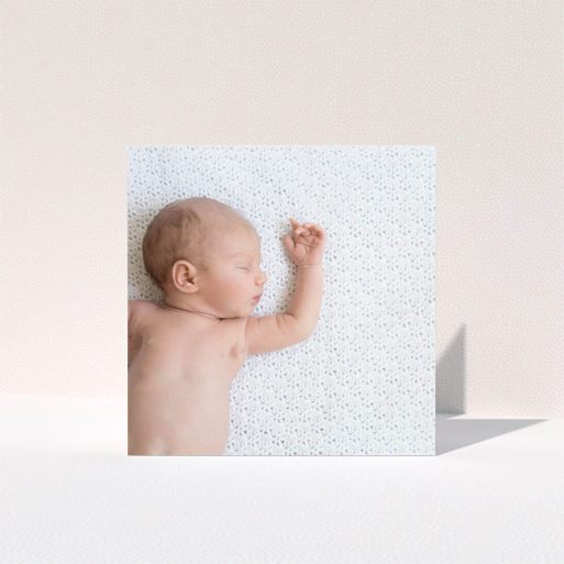 A christening thank you card named "Thanks with Just a Square Photo". It is a square (148mm x 148mm) card in a square orientation. It is a photographic christening thank you card with room for 1 photo. "Thanks with Just a Square Photo" is available as a folded card.