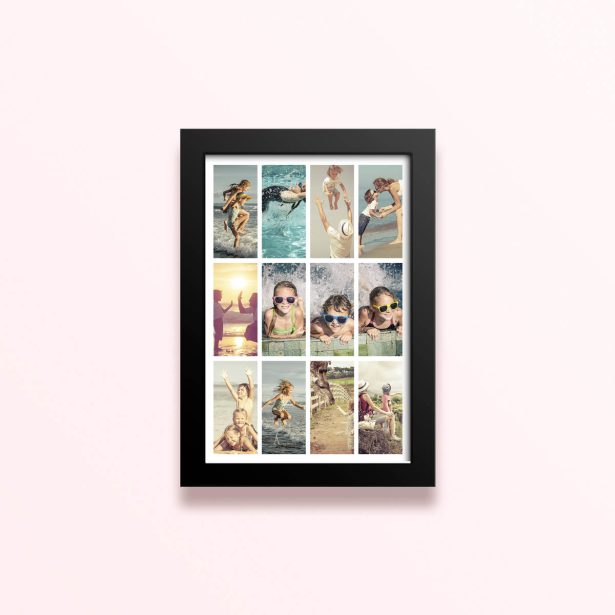 Simple framed prints designs with memories collage.