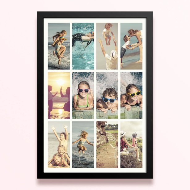 Simple framed prints designs with memories collage.