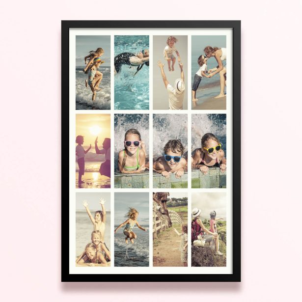 Simple framed prints designs with memories collage.