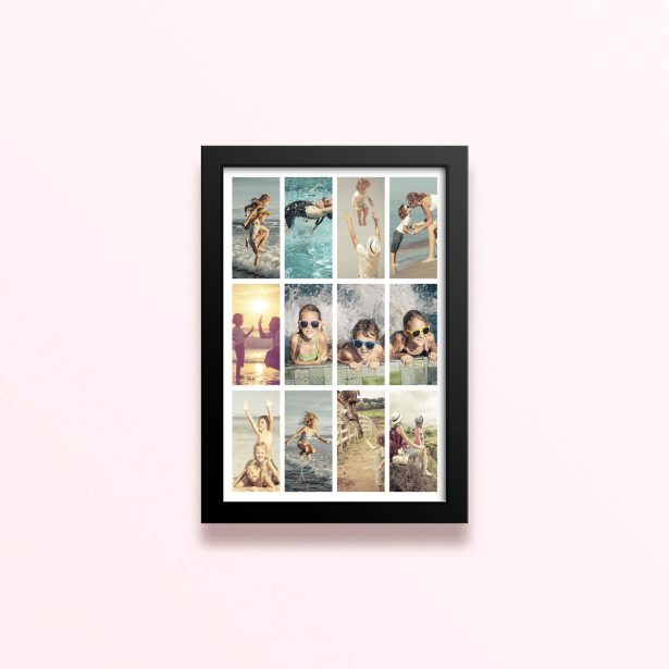 Simple framed prints designs with memories collage.