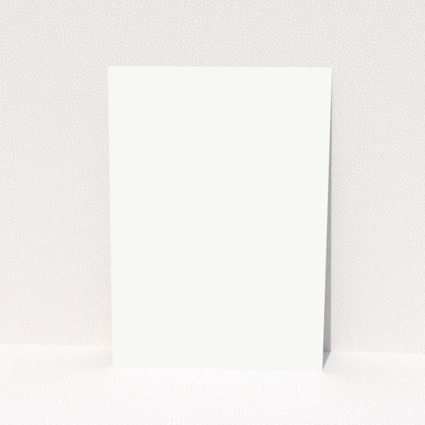 Change of address card with colourful border design and elegant script text, no photos present.
