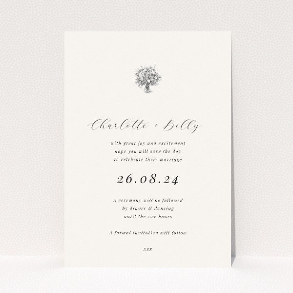 Dandelion Whispers in Personalised Wedding Invitation Cards