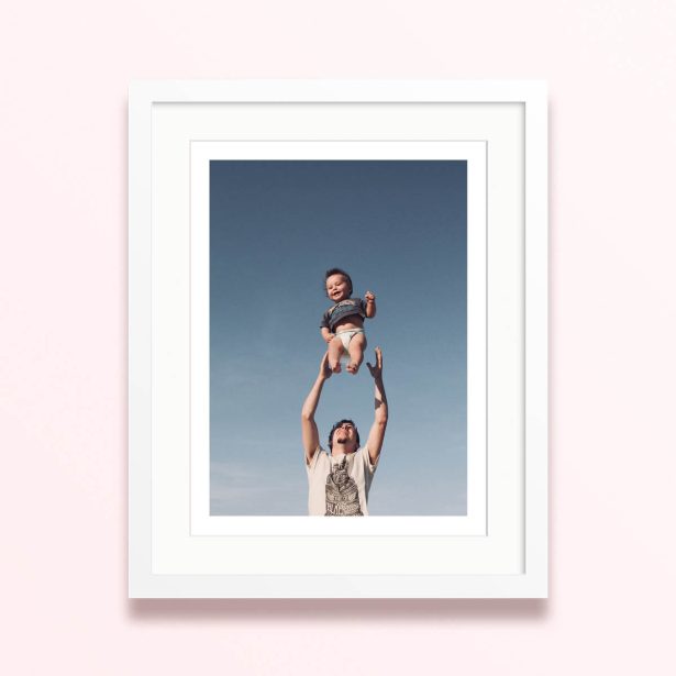 elevated joy framed mounted photo print playful design 400x300 portrait white - Elevated Joy