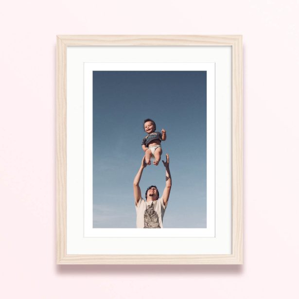 elevated joy framed mounted photo print playful design 400x300 portrait wood - Elevated Joy