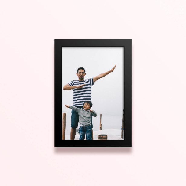 Simple framed prints designs featuring one photo for personalised home decor