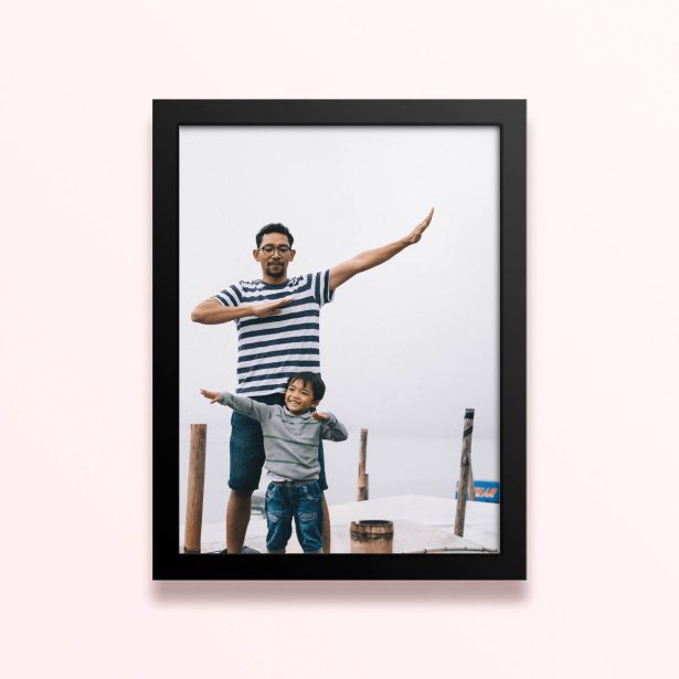 Simple framed prints designs featuring one photo for personalised home decor