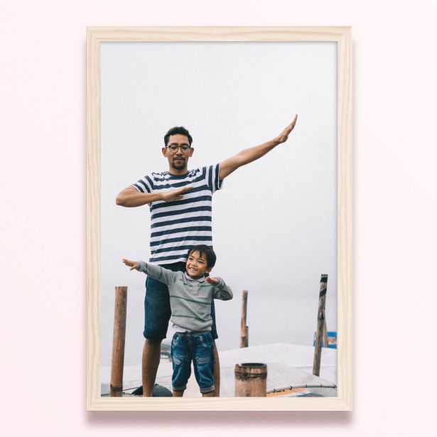 Simple framed prints designs featuring one photo for personalised home decor