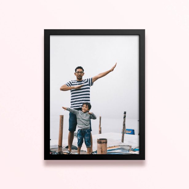 Simple framed prints designs featuring one photo for personalised home decor