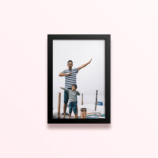 Simple framed prints designs featuring one photo for personalised home decor