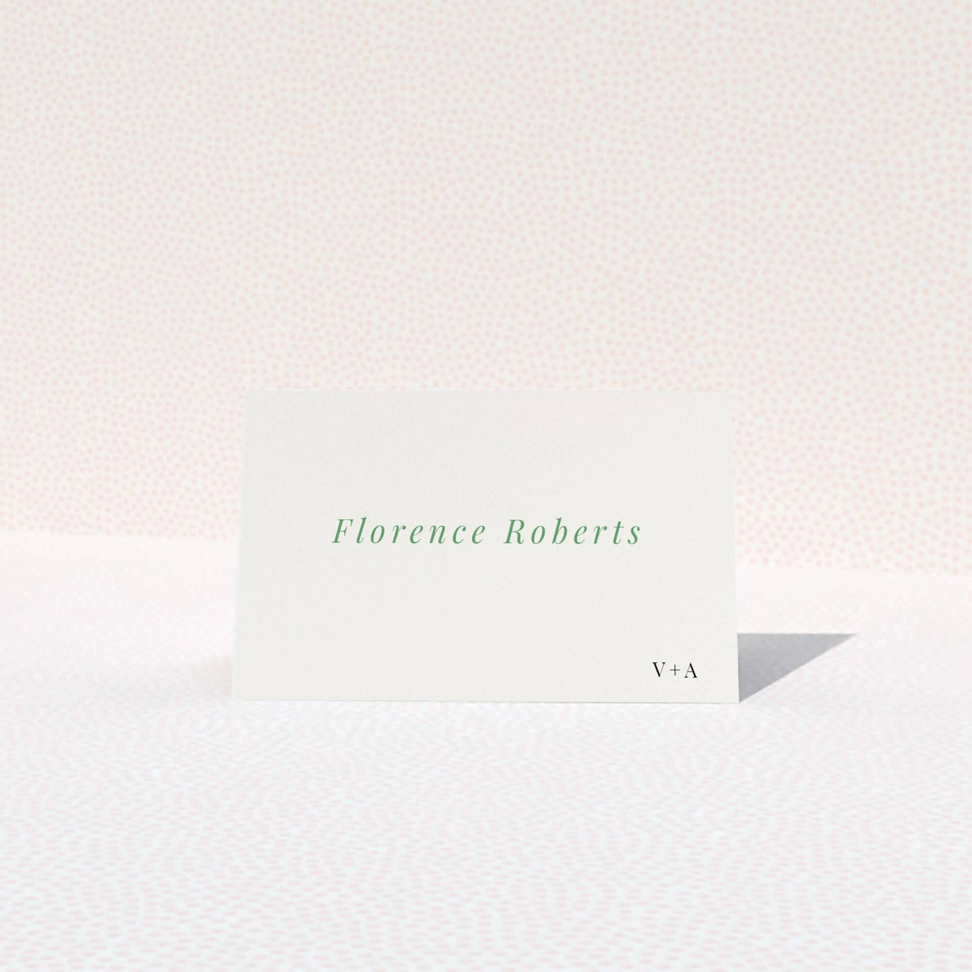 Script Cards Fitzrovia Script in Table Place Cards
