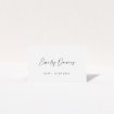 Fitzrovia Script Place Cards - Elegant Wedding Place Card Template with Personalised Names. This is a view of the front