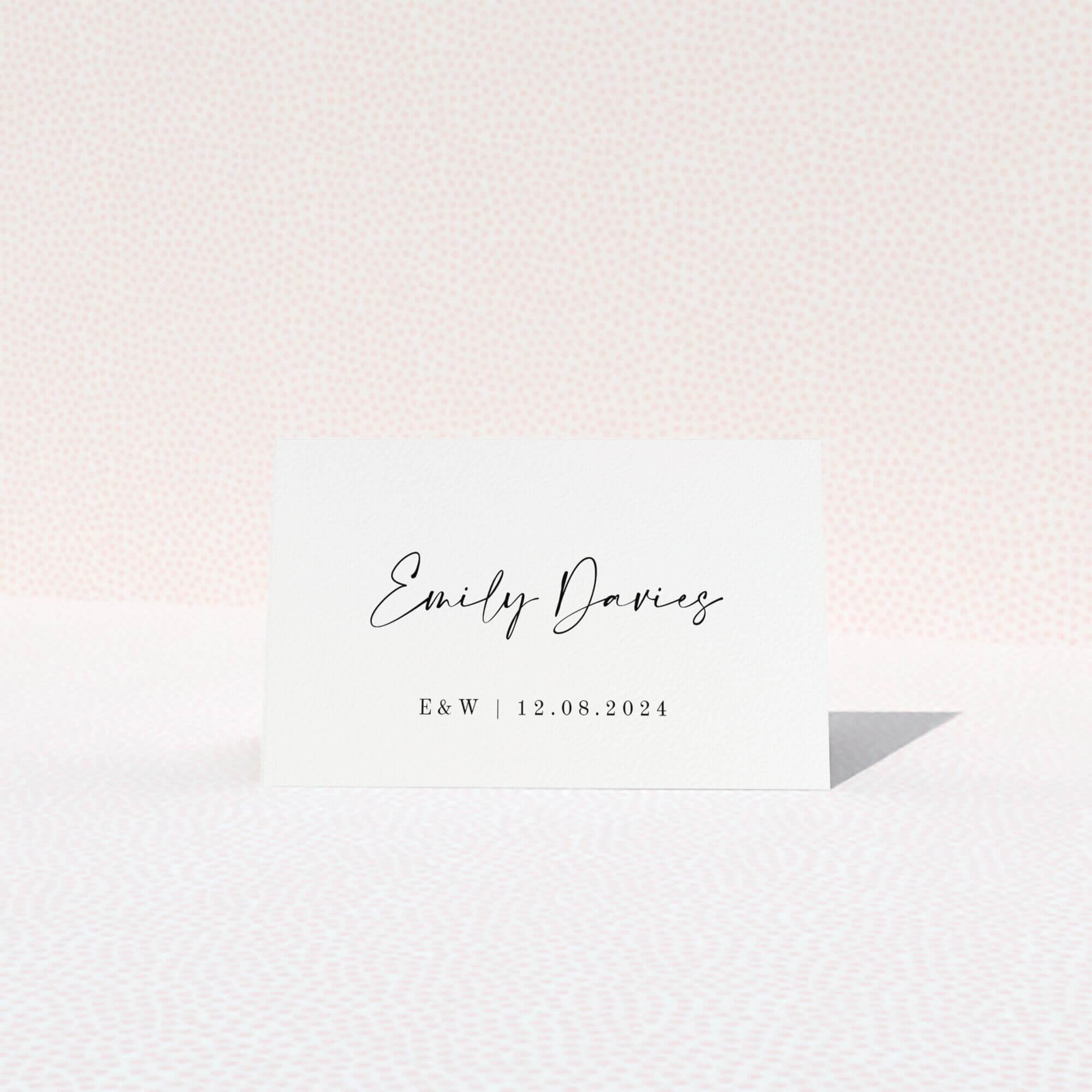 Script Cards Fitzrovia Script in Table Place Cards