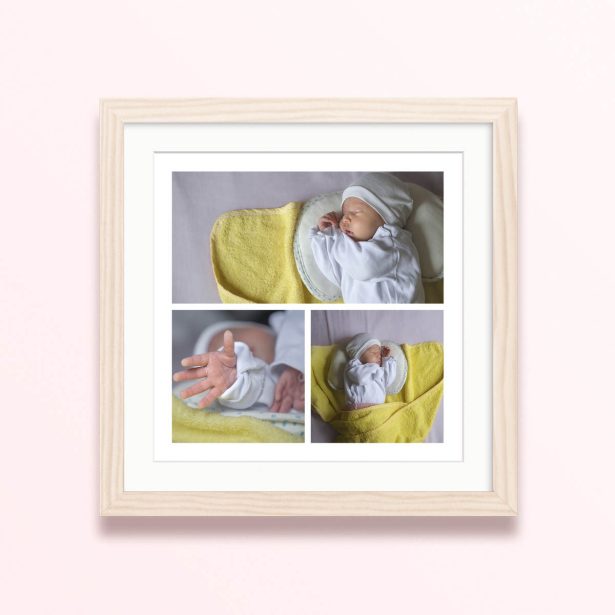 five moments framed and mounted photo print design soft vibe 300x300 square wood - Five Moments