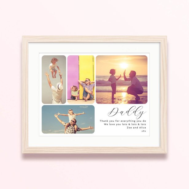 fourfold harmony framed mounted photo print design vibrant family style 400x300 landscape wood - Fourfold Harmony