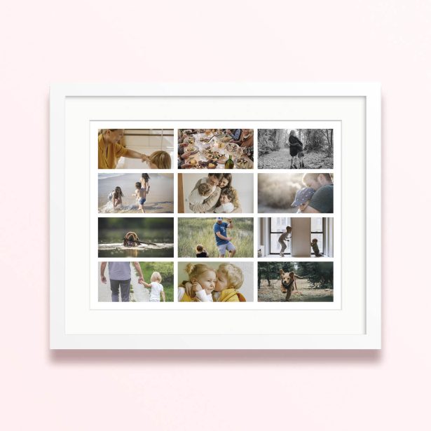 framed and mounted photo print designs photo stories family vibe 400x300 landscape white - Photo Stories