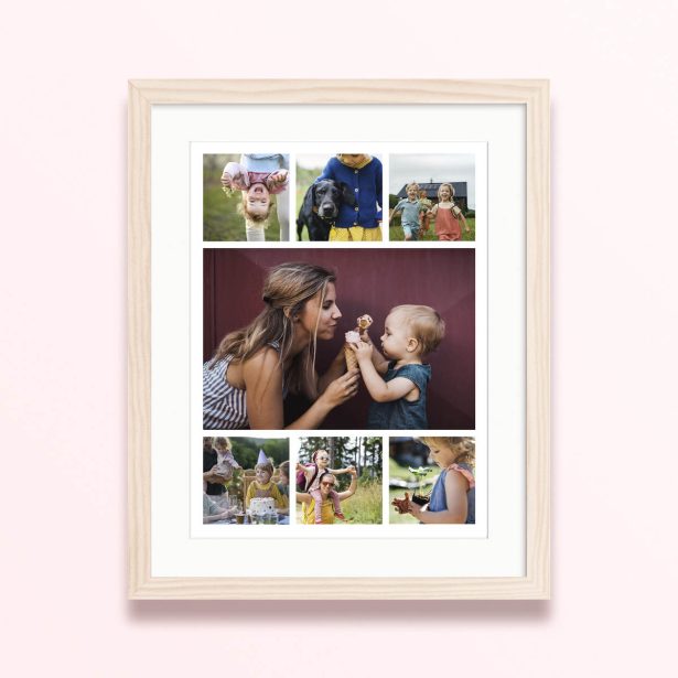 framed and mounted photo print family moments gallery 400x300 portrait wood - Family Moments Gallery