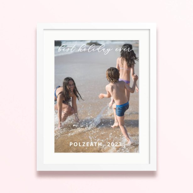 framed and mounted photo print full frame memories beach style 400x300 portrait white - Full Frame Memories