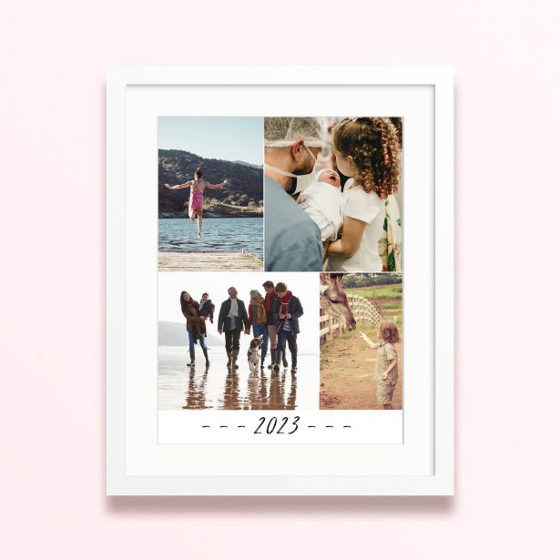 framed and mounted photo print memories montage 2023 400x300 portrait white - Memories Montage