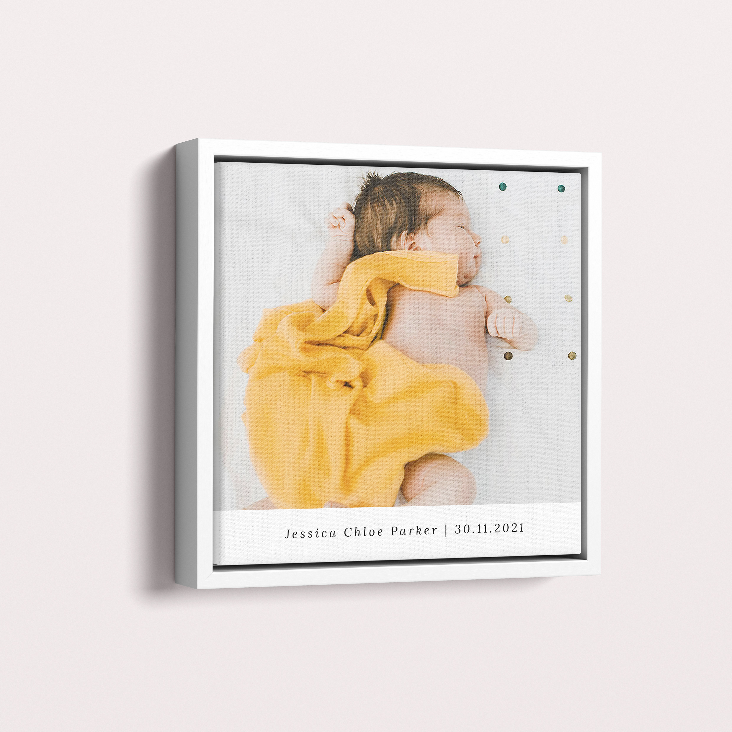  Personalized Framed Photo Canvases with Baby's Day Out Design – Capture Joyful Moments in High-Resolution Detail