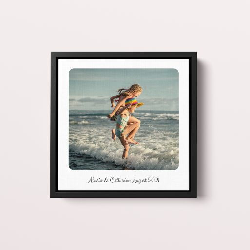  Personalized Framed Photo Canvases with Curved Corners – Elevate Your Space with Exquisite Art