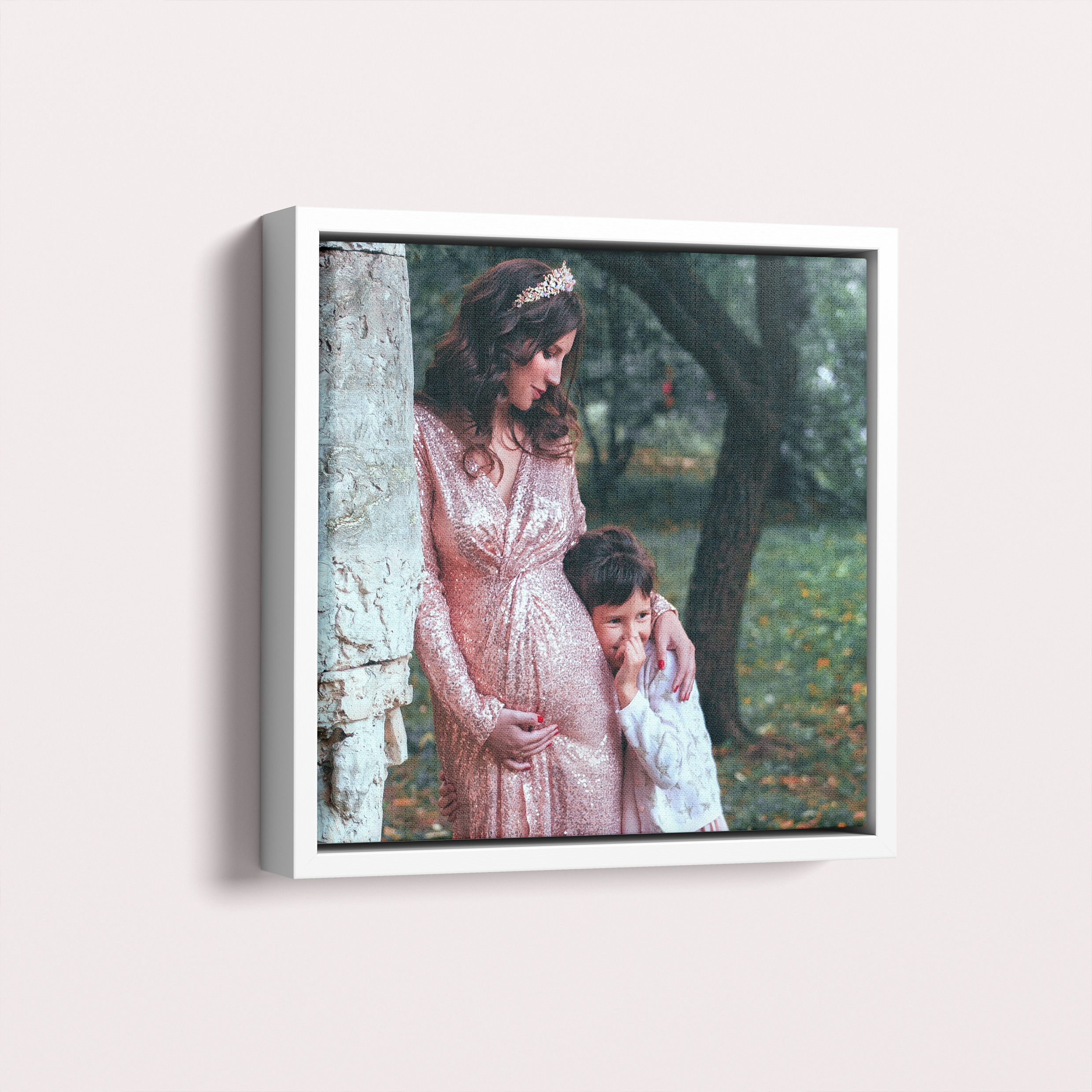 Motherhood Magic Framed Photo Canvas - Capture the Joy with One Precious Photo