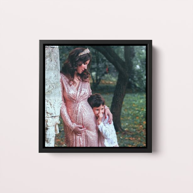 Motherhood Magic Framed Photo Canvas - Capture the Joy with One Precious Photo