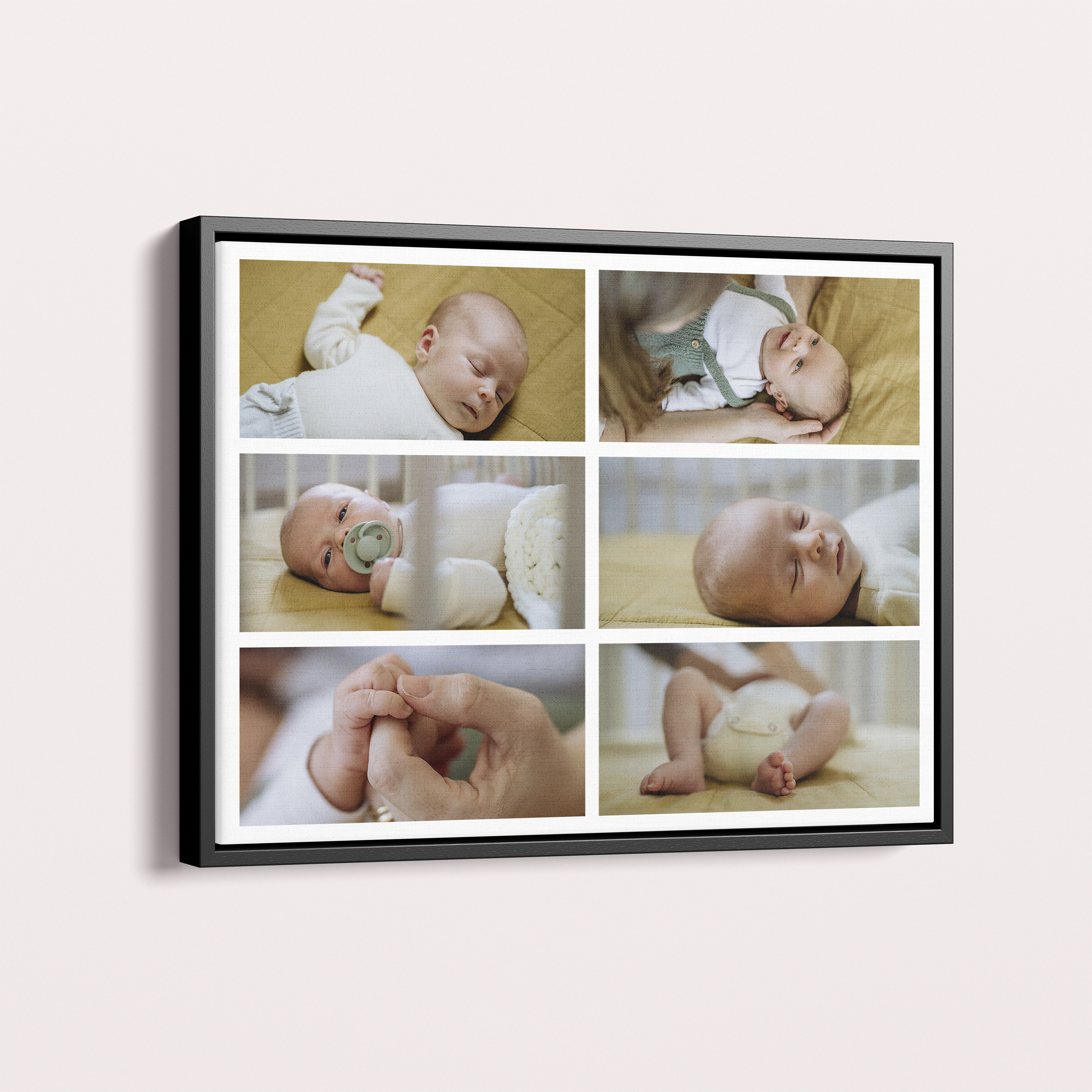 Children's Mosaic Framed Photo Canvas - Preserve Youthful Treasures