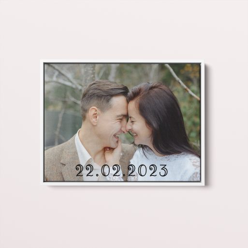  Personalized Forever I Do Framed Photo Canvas - Crafted with premium, 2cm thick canvas, this piece offers unparalleled clarity, showcasing your cherished memories with peak quality.