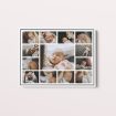 Personalized Life's Collage Framed Photo Canvas - Display an abundance of cherished memories with space for 10+ photos in a stylish landscape orientation.