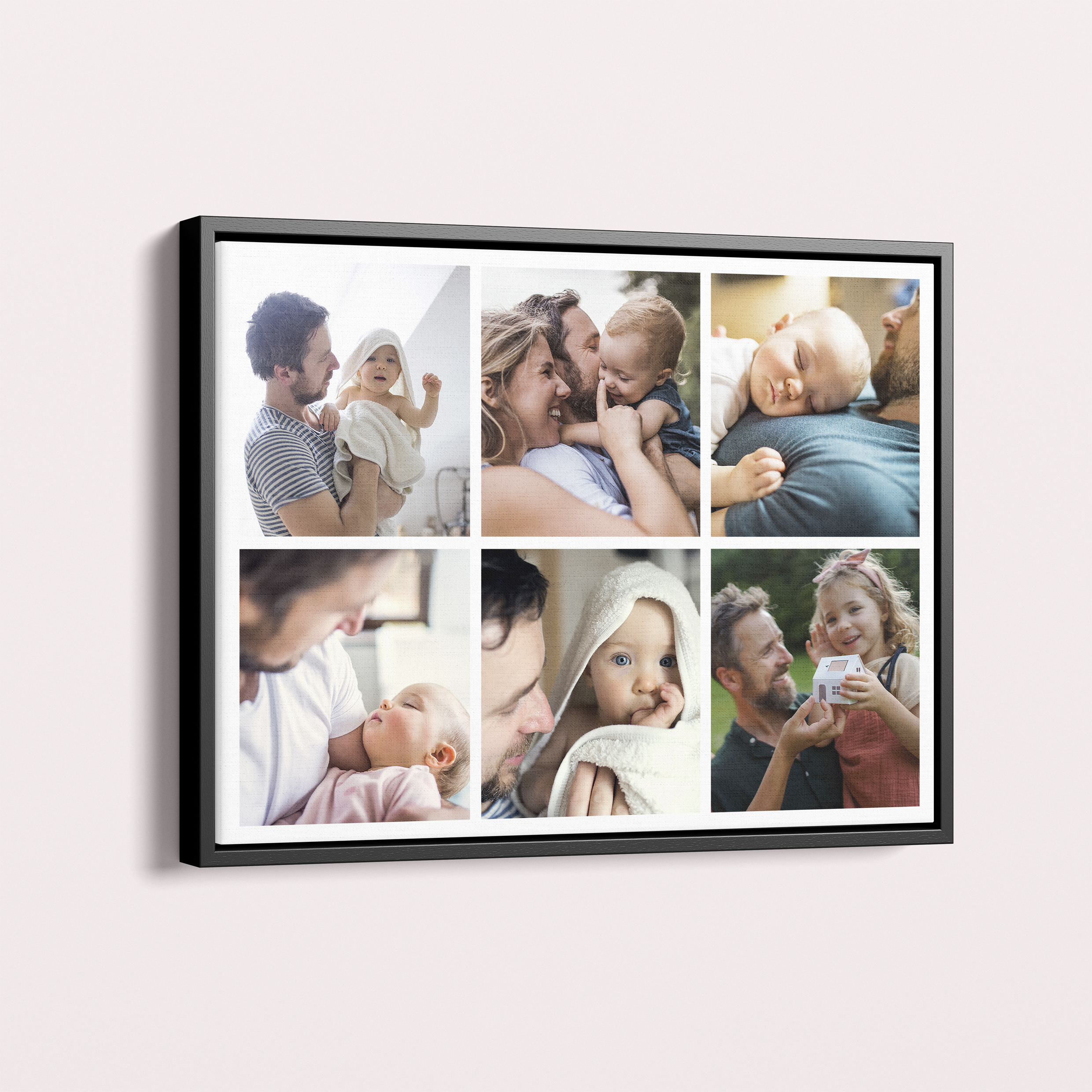  Personalized Moments Mosaic Framed Photo Canvas - A heartfelt gift capturing cherished beauty and shared memories.