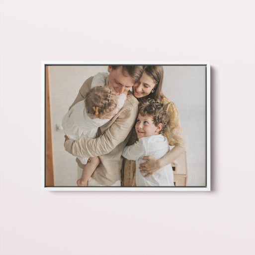 Personalized Simple Landscape Framed Photo Canvas - Craft a one-of-a-kind masterpiece with our sleek landscape-oriented design, showcasing your favorite photo uniquely.