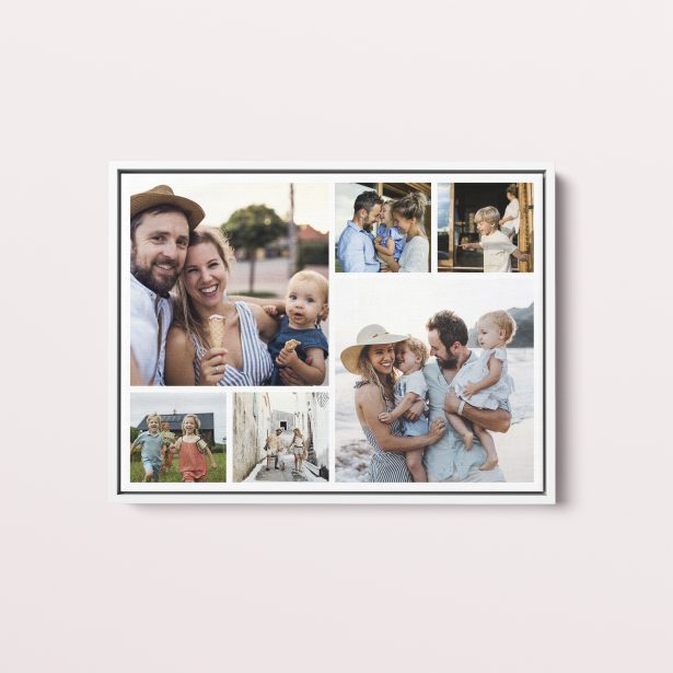 Love Collage Framed Photo Canvas - Personalized Masterpiece for Home or Office