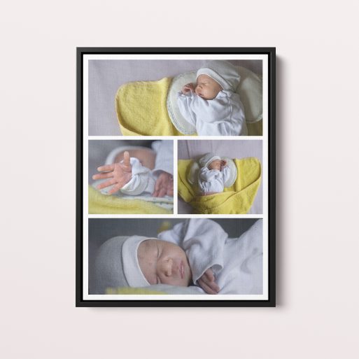 Utterly Printable's Blossoming Memories Framed Photo Canvas - Lasting Tribute to Cherished Moments