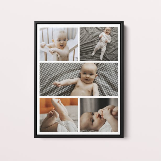 Utterly Printable's Childhood Kaleidoscope Framed Photo Canvas - Preserve Precious Memories