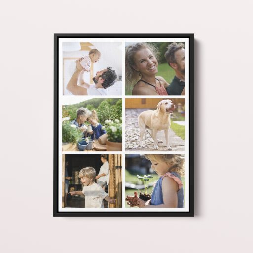 Utterly Printable's Friends Collage Framed Photo Canvas - Personalised Masterpiece for Cherished Moments