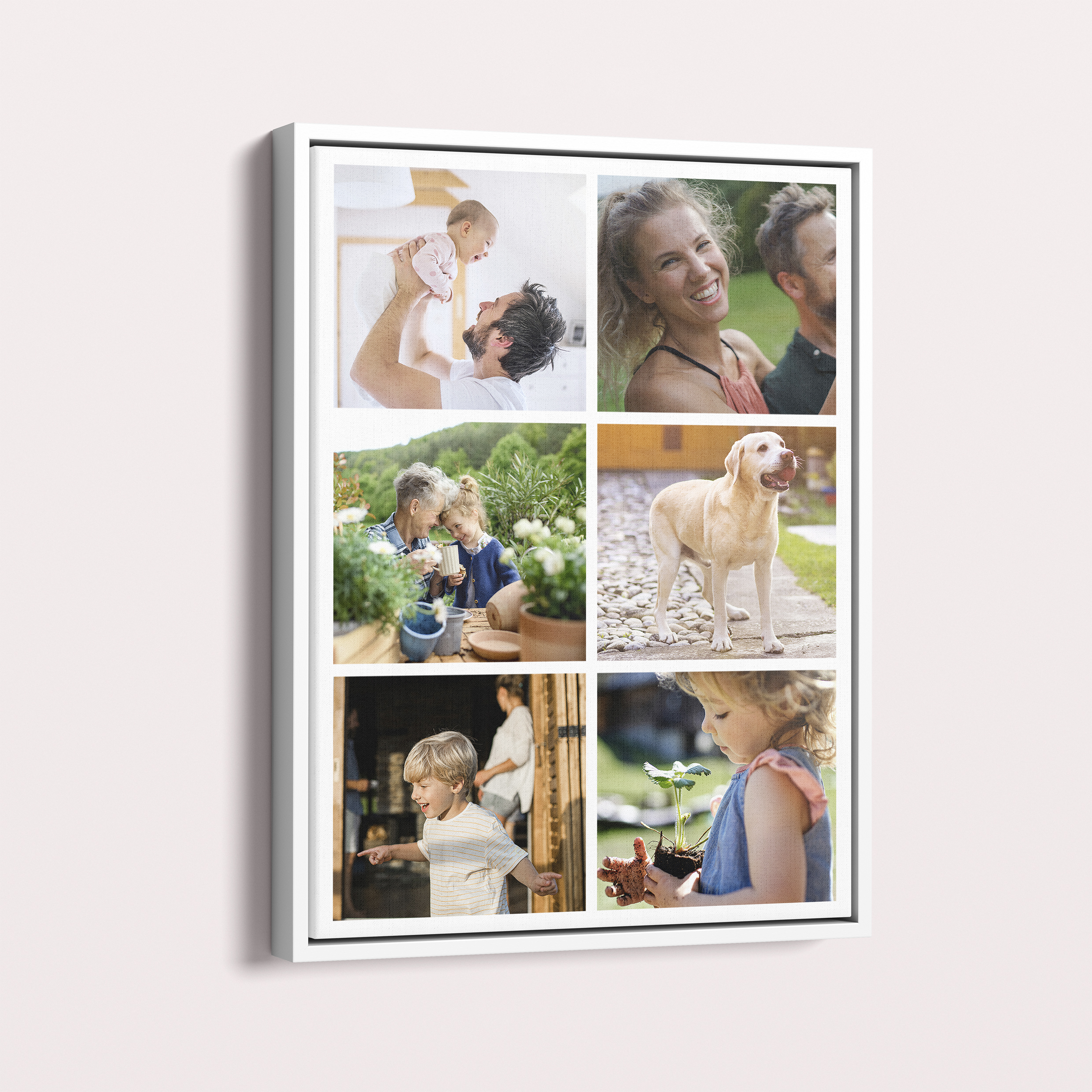 Utterly Printable's Friends Collage Framed Photo Canvas - Personalised Masterpiece for Cherished Moments