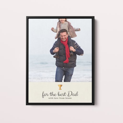Personalised Hero's Homage Floater Frame Canvas - Honour the hero in your life